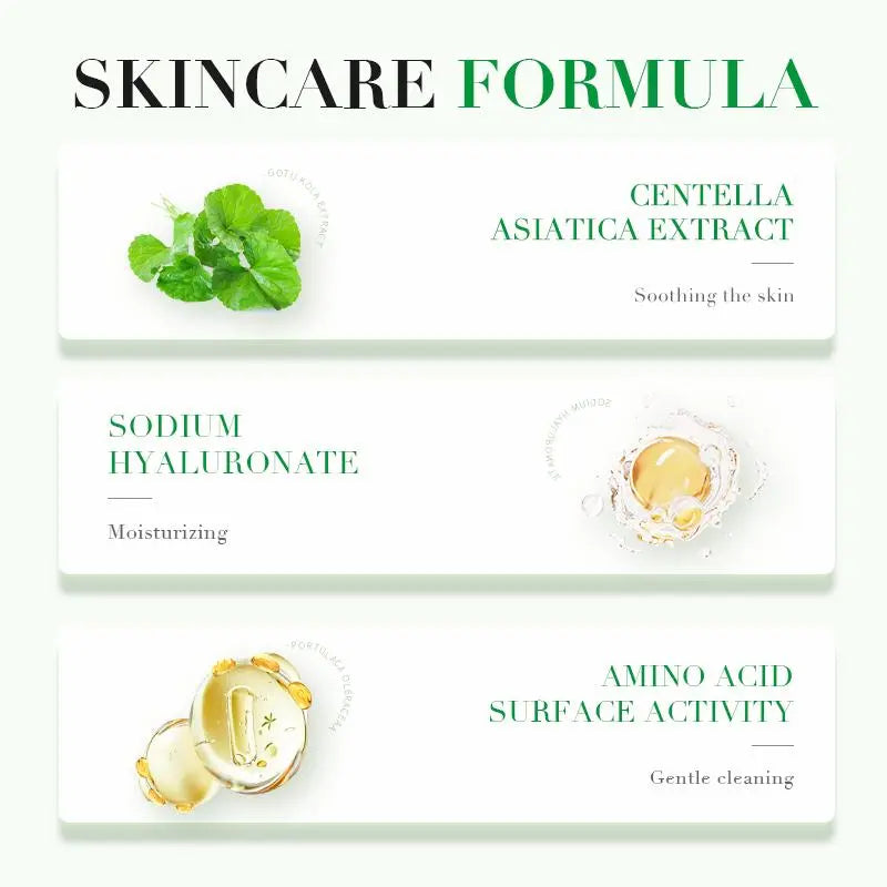 ECOVITAL Centella Foam Mask – deeply cleanses, removes blackheads, controls oil, hydrates, and firms the skin